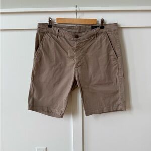 Men’s AG Griffin Tailored Shorts – Classic Premium Fit (Khaki)